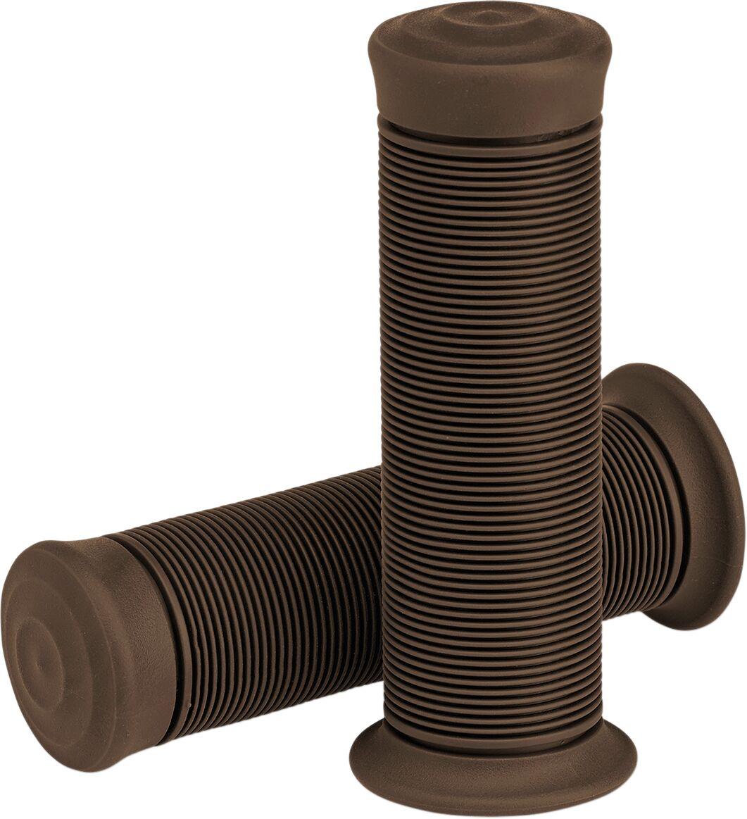 6701-0478 - Biltwell Kung Fu Closed End Grips - Chocolate