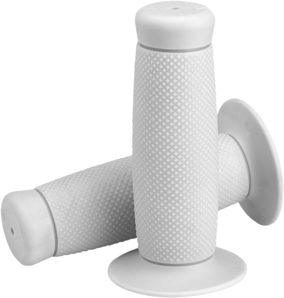 6704-0201 - Biltwell Renegade Bar Grips For 25.4 mm (1") Handlebars - White