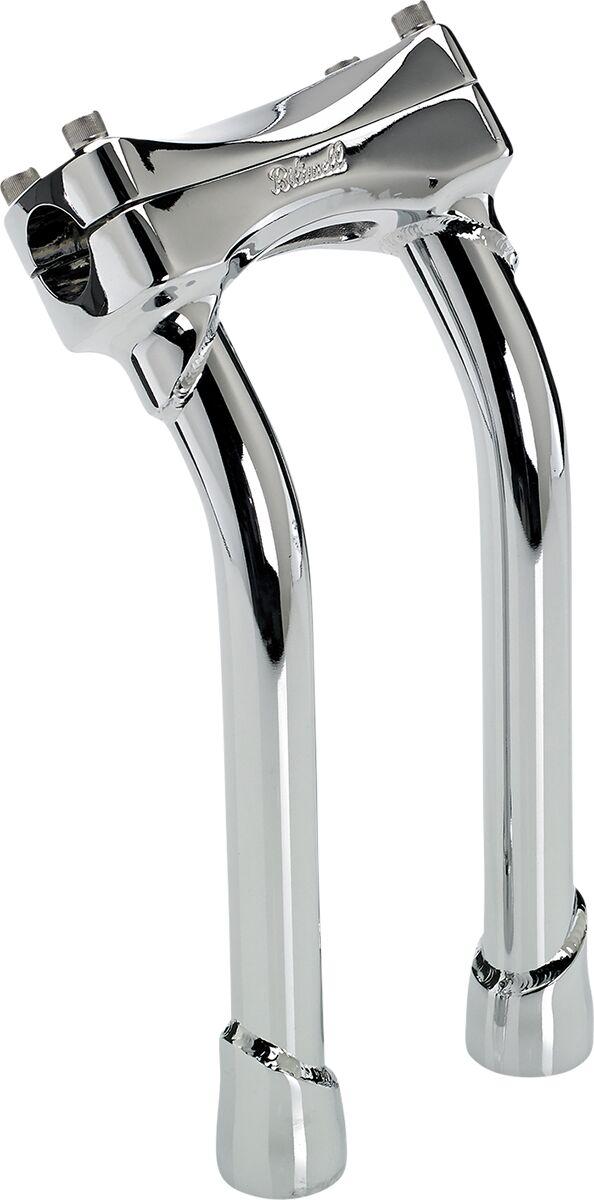 6414-105-10 - Biltwell Murdock O/S Risers 25.5 cm (10") - Chrome