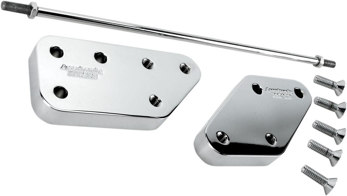 BPE-3EC - Accutronix 3" Forward Control Extension Kit For Harley Davidson FXST 1340 1986-1999 - Chrome