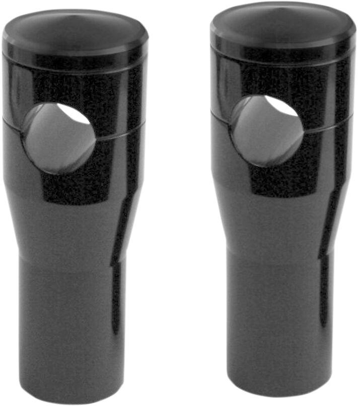 HRS1354-B - Accutronix Elite Custom Billet Aluminium Risers For Harley Davidson FXSTSSE3 1800 2009 10 cm (4") Straight - Black