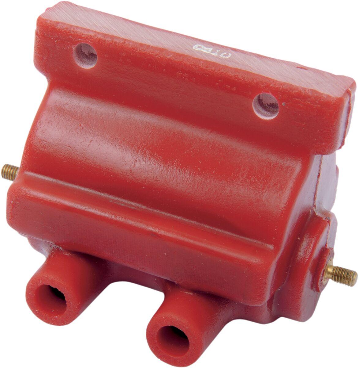 237240 - Andrews Supervolt 12 V Ignition Coil For Harley Davidson FLH - Red