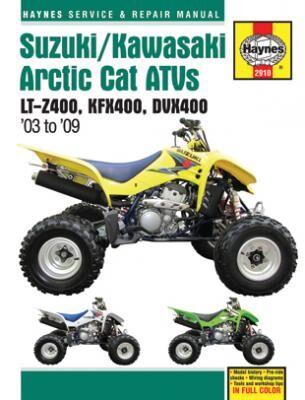 Haynes 9781563929106 - Service Manual For Arctic Cat Textron 400 2X4 2007-2008