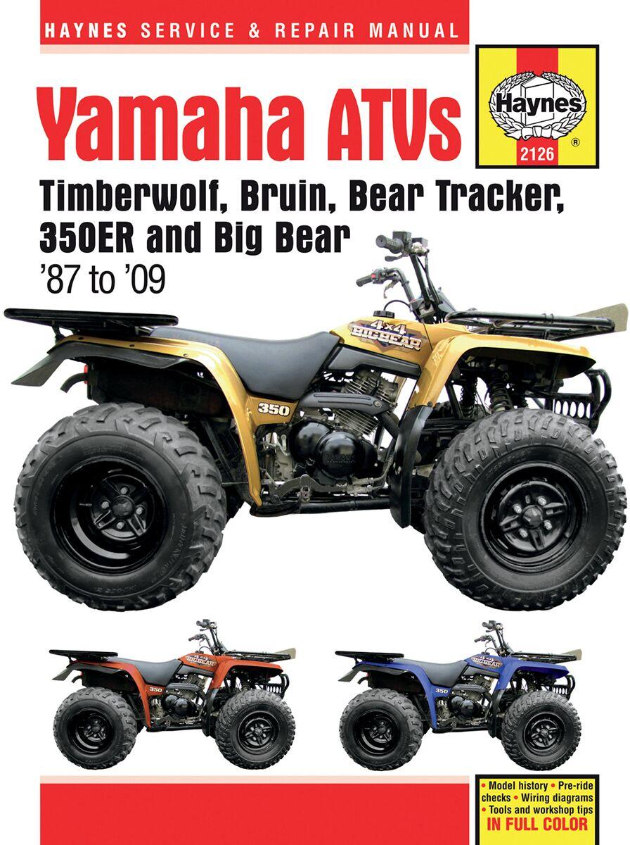 Haynes 9781620921135 - Service & Repair Manual For Yamaha Yfb 250 2X4 1992-1995