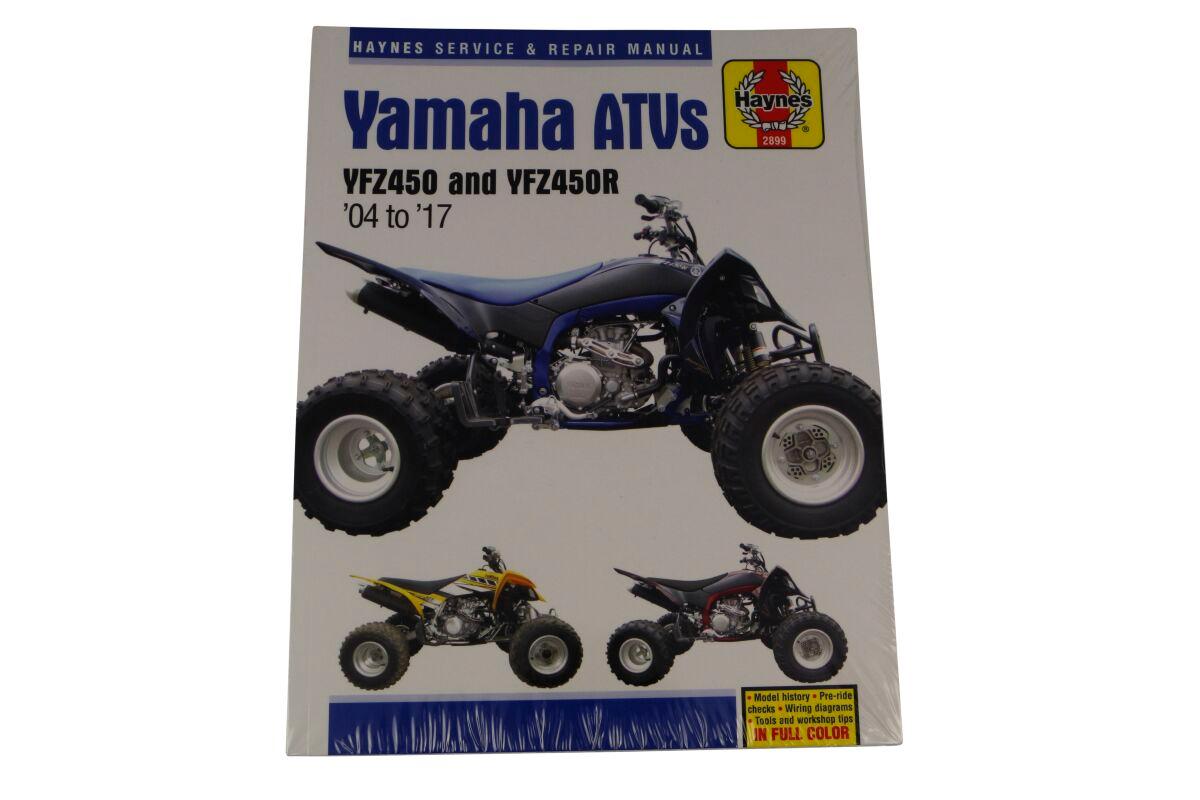 Haynes 9781620923436 - Service Manual For Yamaha Yfz450 2012-2013