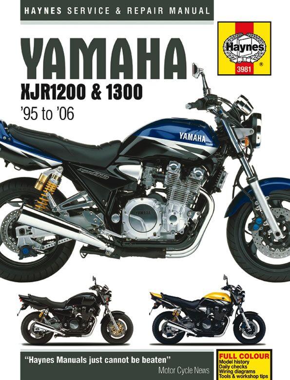 Haynes 9780857339904 - Service Manual For Yamaha Xjr 1200 1995-1998