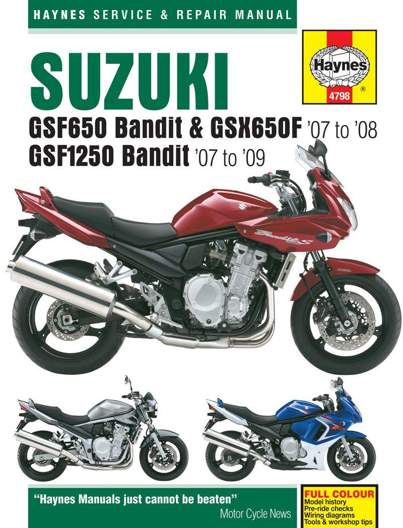 Haynes 9780857336392 - Service Manual For Suzuki Gsf 1250 2007-2011