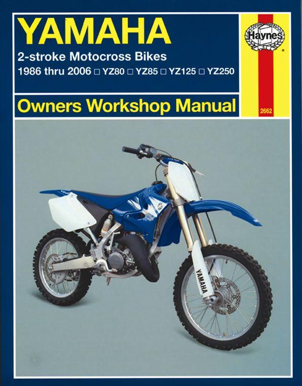 Haynes 9781563926624 - Service Manual For Yamaha Yz125 1986-2006