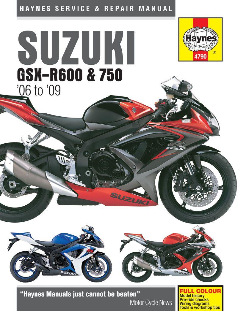 9781785213540 - Haynes Service Manual For Suzuki GSX-R 600 2006-2016