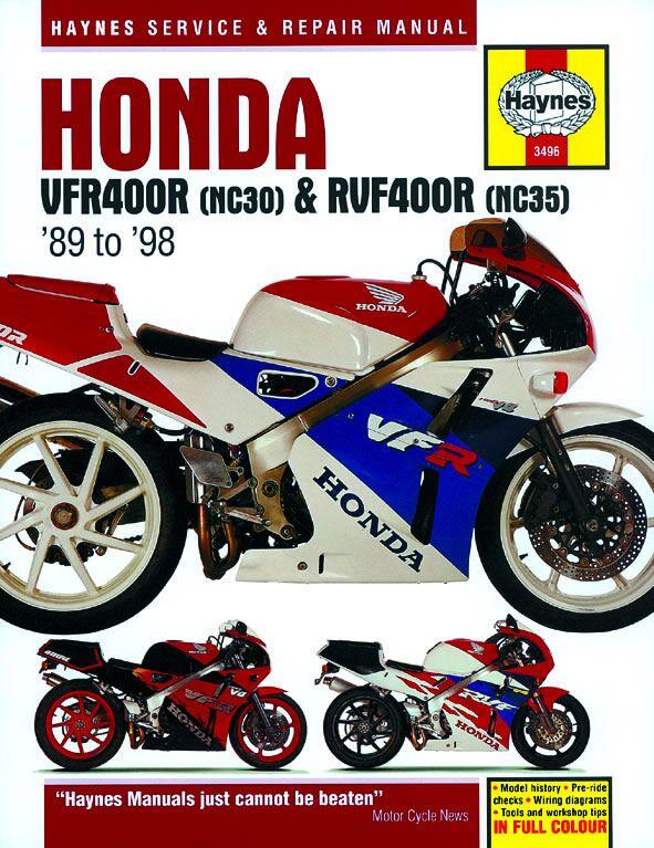 9780857339171 - Haynes Service Manual For Honda RVF 400