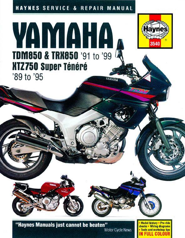 Haynes 9781785210112 - Service Manual For Yamaha Tdm 850 1991-1999