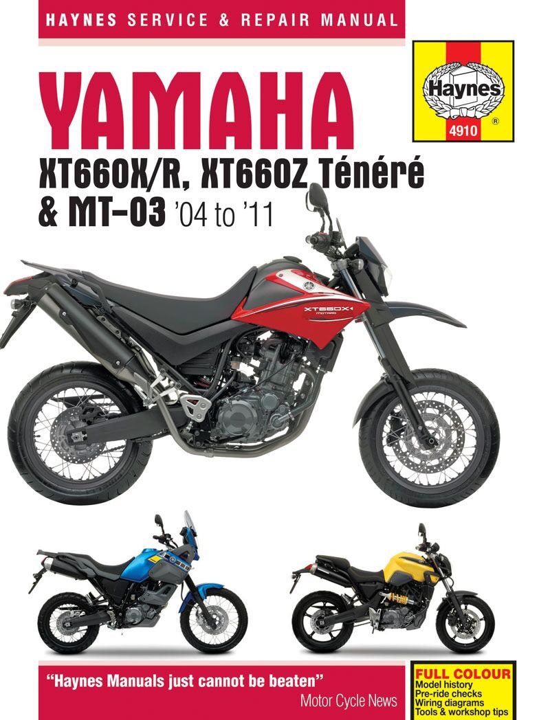 Haynes 9781785213700 - Service Manual For Yamaha Mt-03 660 2006-2011