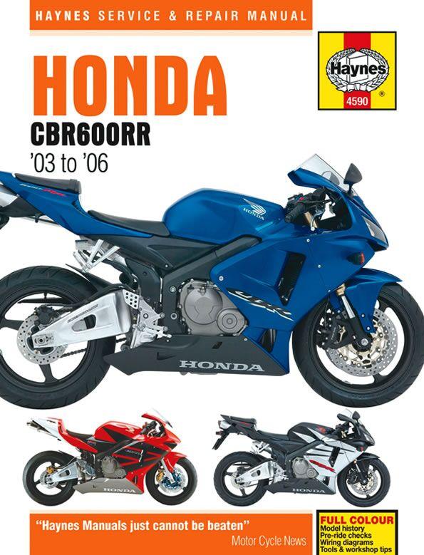 Haynes 9781785210020 - Service Manual For Honda Cbr600rr 2003-2006