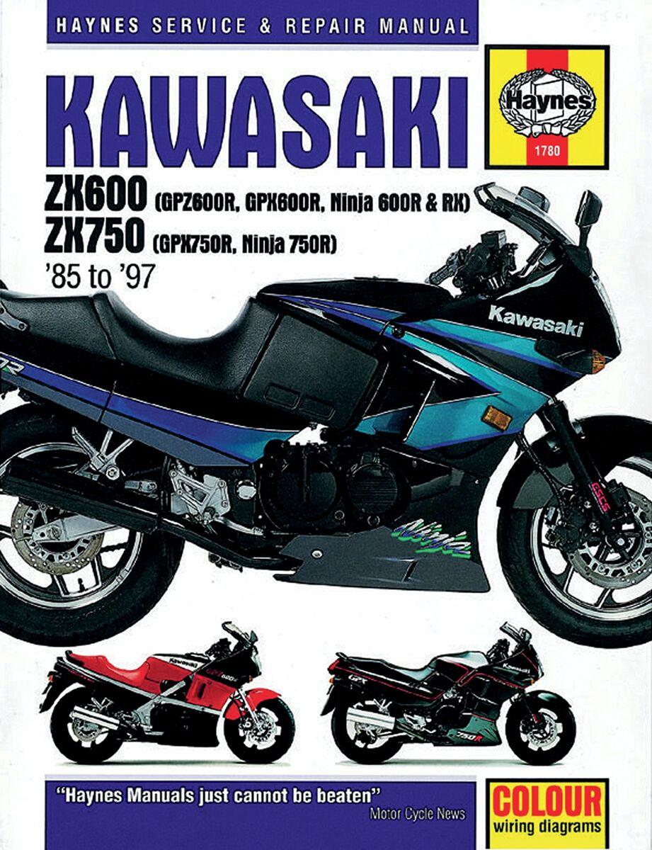 Haynes 9781785213069 - Repair Manual For Kawasaki Gpx 600 R 1988-1996
