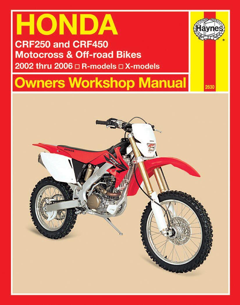 Haynes 9781563926303 - Repair Manual For Honda Crf250r 2004-2006
