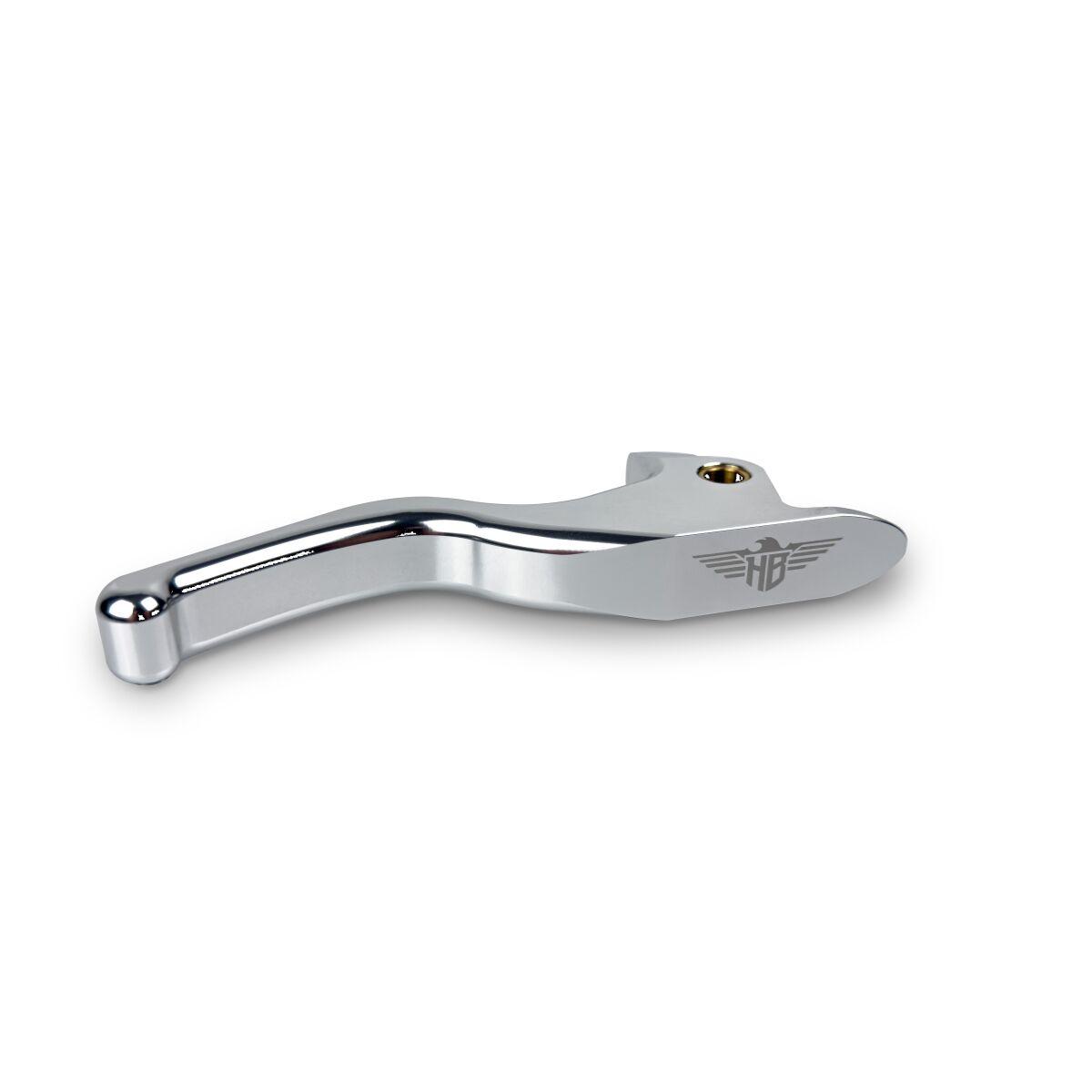 HBBCL-M8-S - Heinz Bikes Performance 3 Finger Lever Set For Harley Davidson FLDE 1750 2018-2020 - Silver