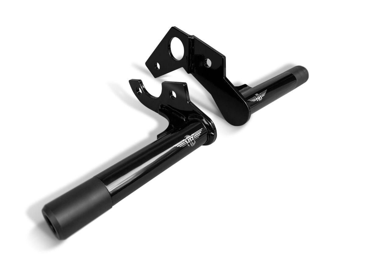 HB-CB-M8P - Heinz Bikes Motorcycle Crash Bars For Harley Davidson FLDE 1750 2018-2020 - Black