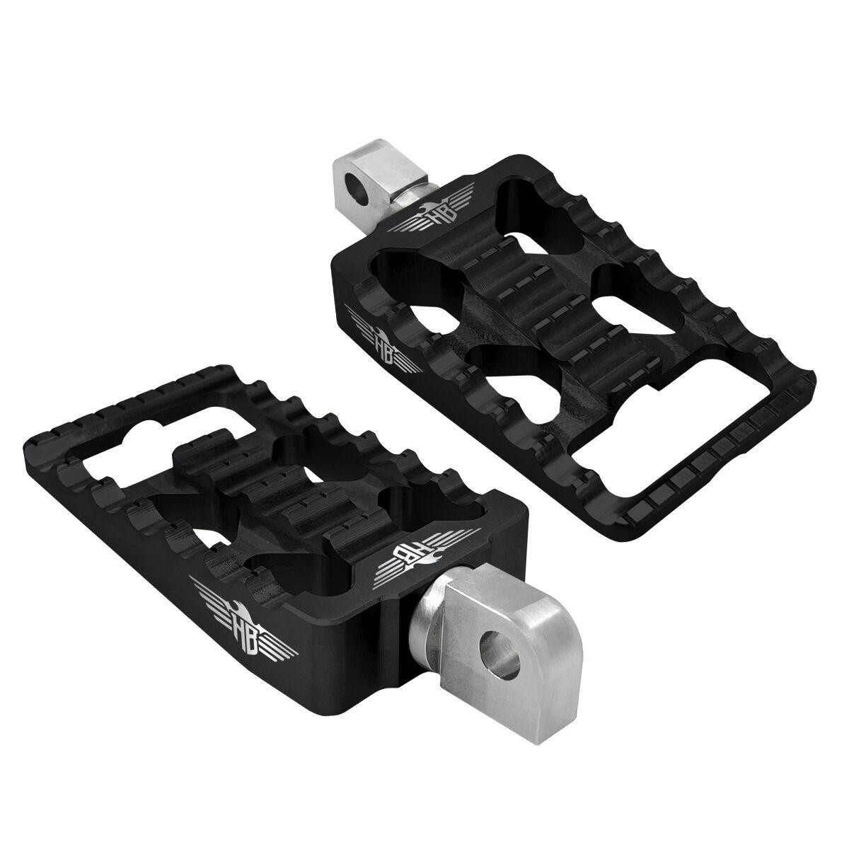 HB-FPV1-M8P-B - Heinz Bikes Foot Pegs For Harley Davidson FLDE 1750 2018-2020 Rear - Black