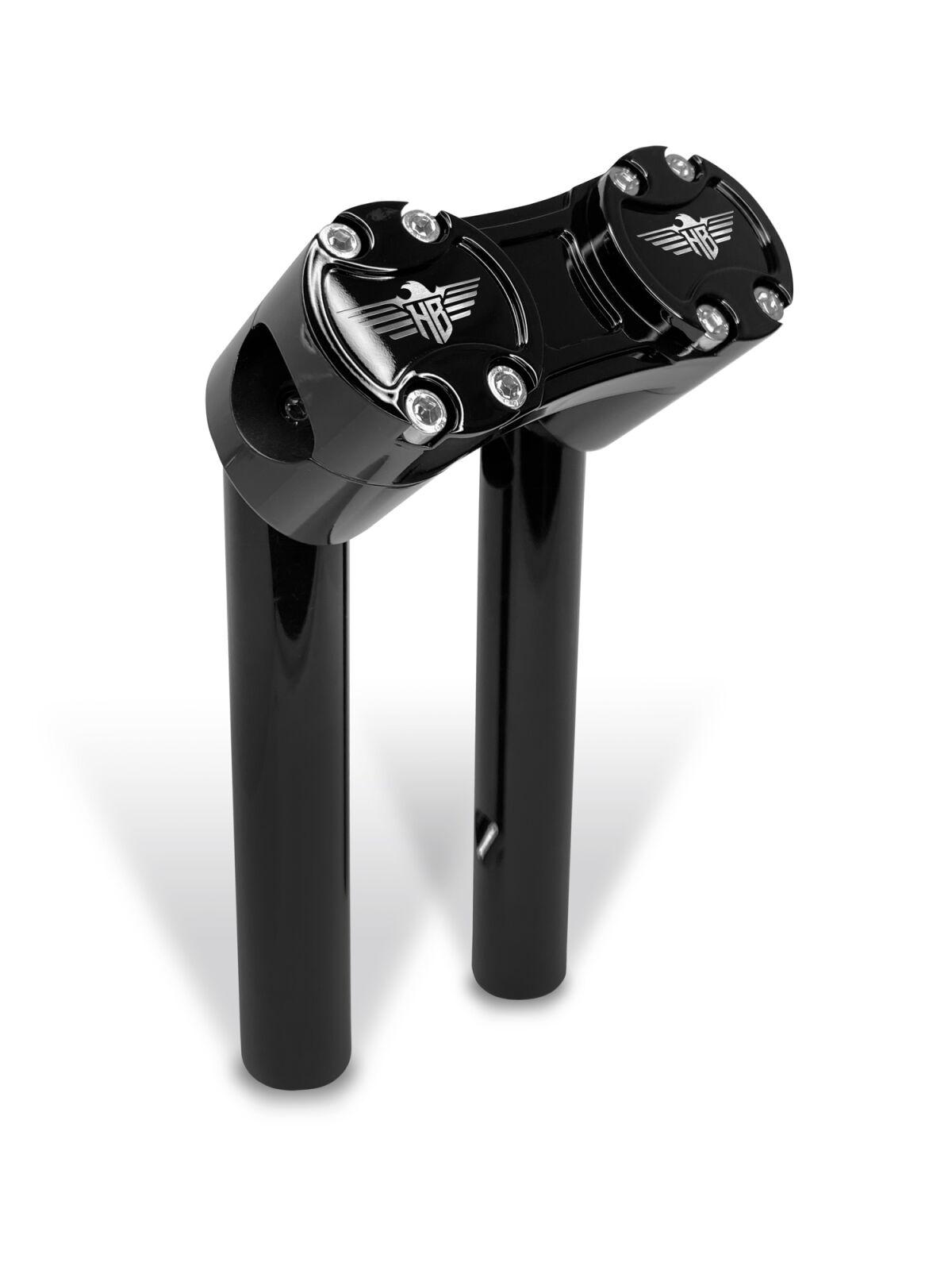 HB-RPB-6-BB - Heinz Bikes Clubstyle Pullback Riser For Harley Davidson FLD 1690 2012-2013 15 cm (6") - Black
