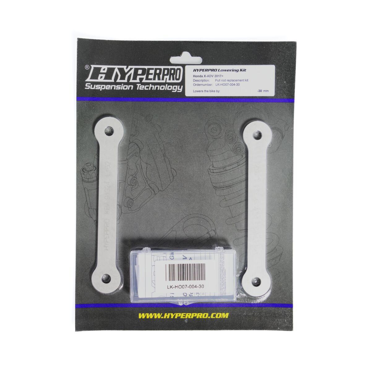 LK-HO07-004-30 - Hyperpro Lowering Kit For Honda X-ADV 750 2021 -30mm Rear