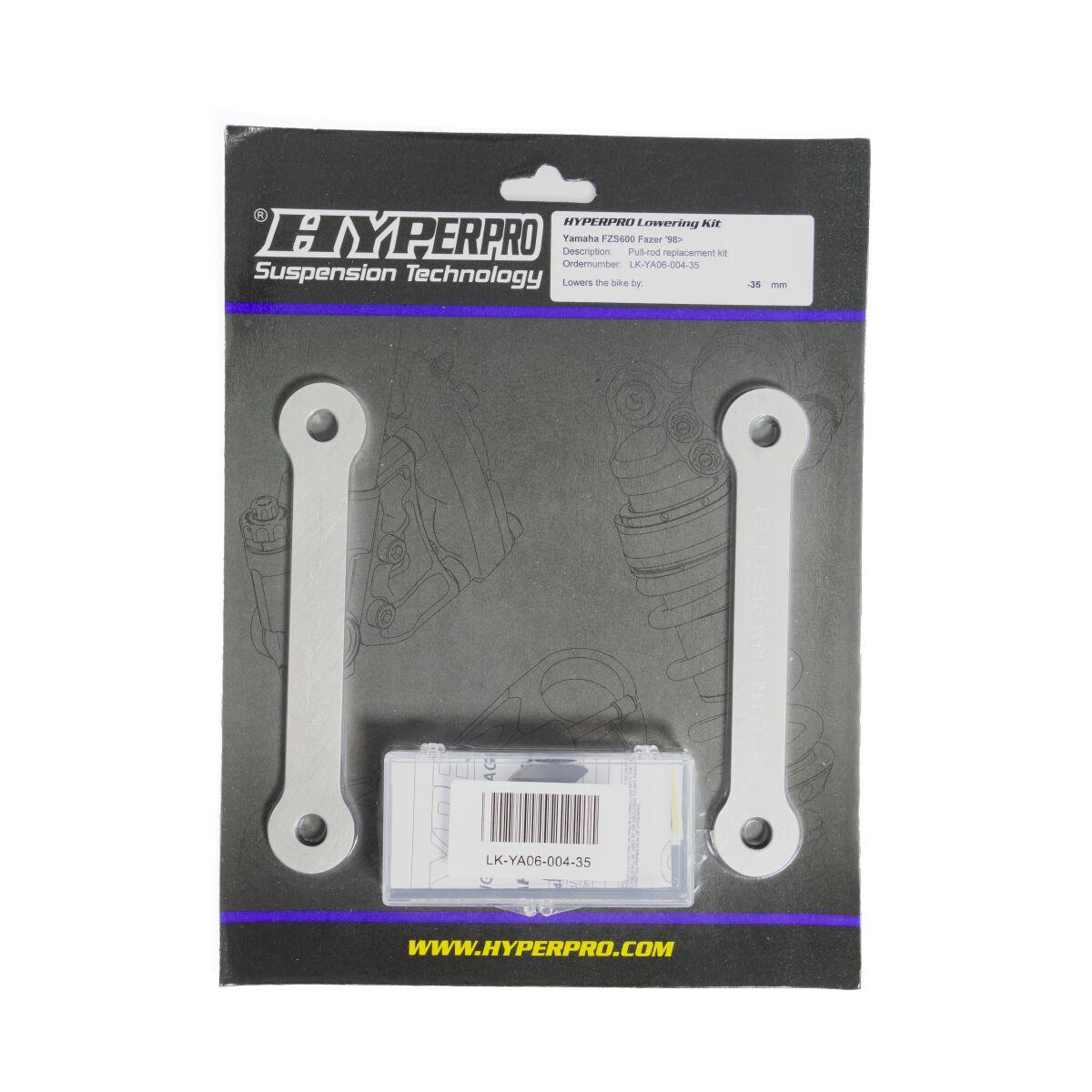 LK-YA06-004-35 - Hyperpro Lowering Kit For Yamaha FZS 600 -35mm 1998-2003 Rear