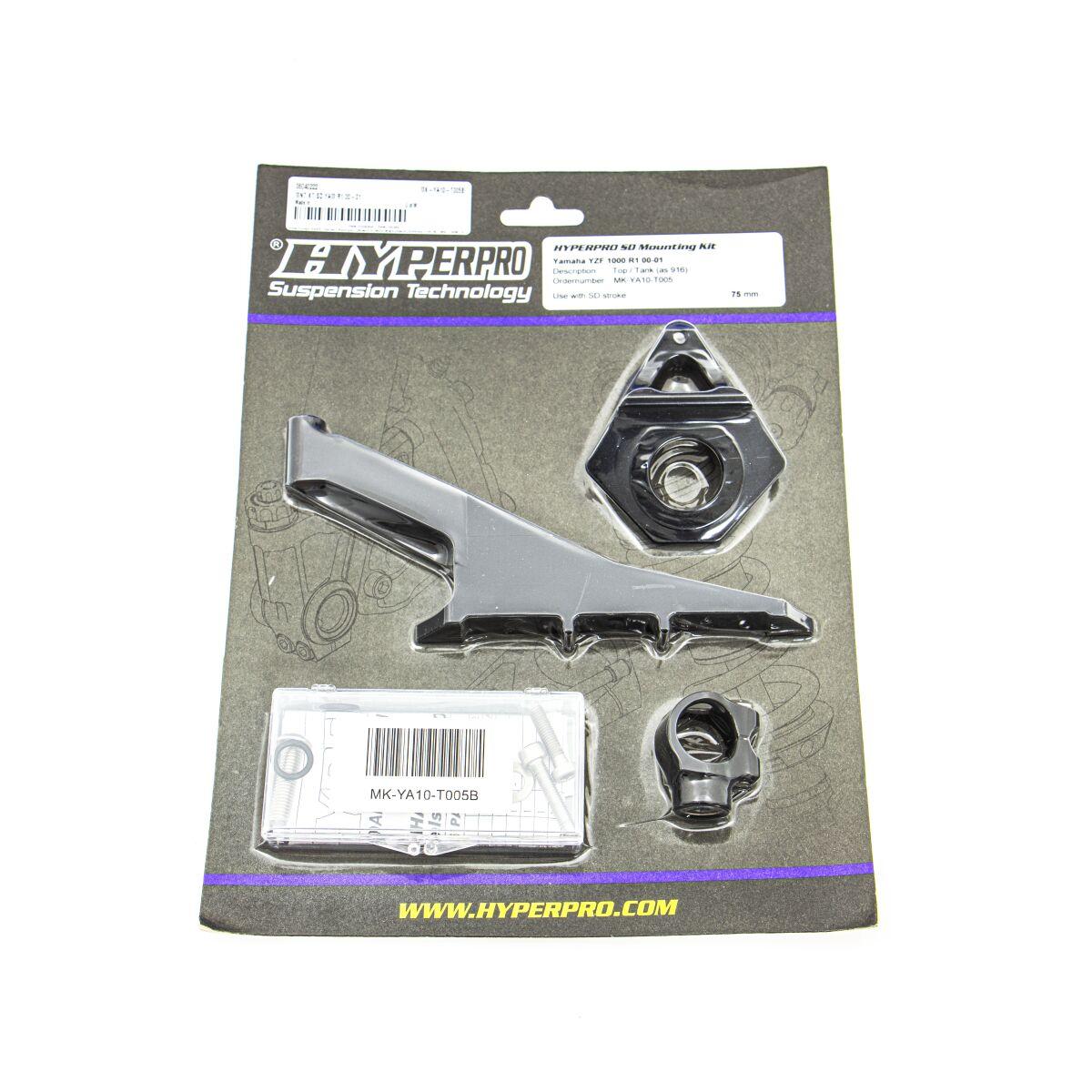 MK-YA06-T005 - Hyperpro Steering Damper Mounting Kit For Yamaha YZF-R6 600 2006-2020 - Gold