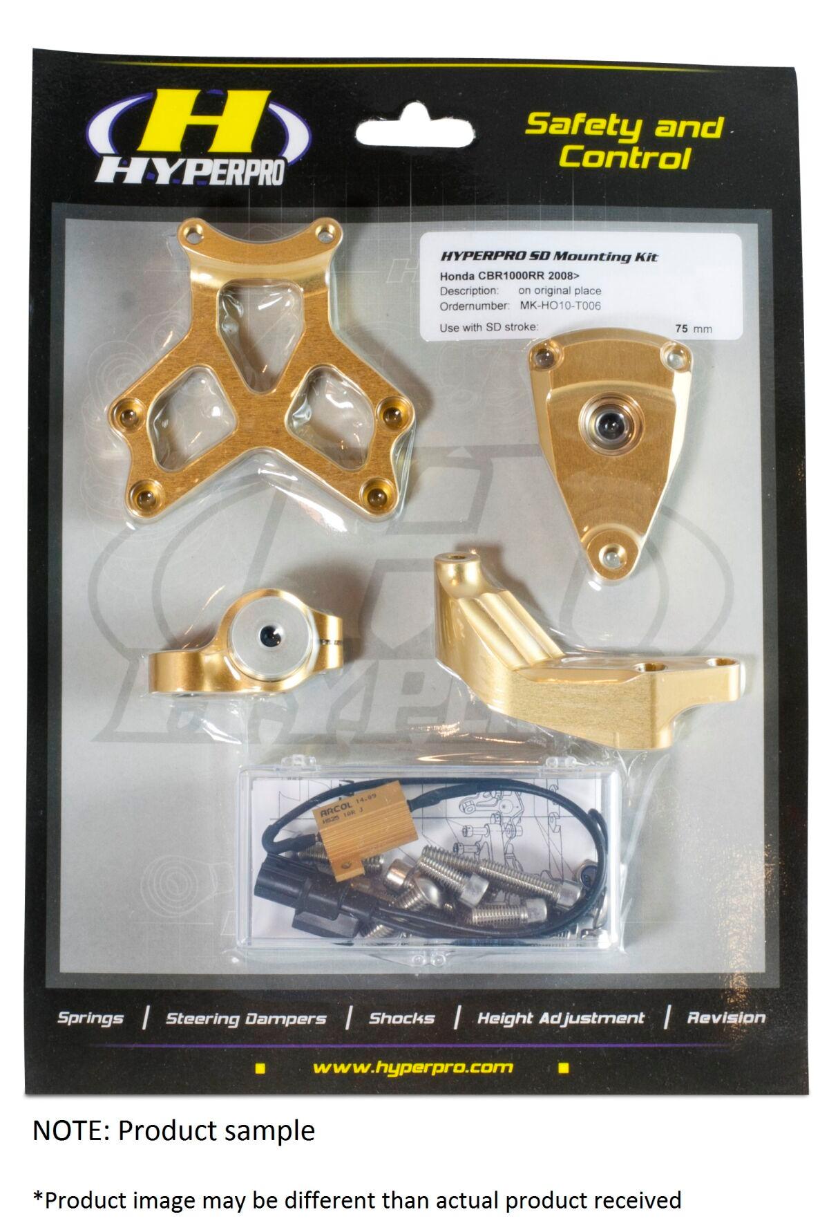 MK-YA10-T008 - Hyperpro Steering Damper Mounting Kit For Yamaha FZ1 1000 N 2006-2014 - Gold