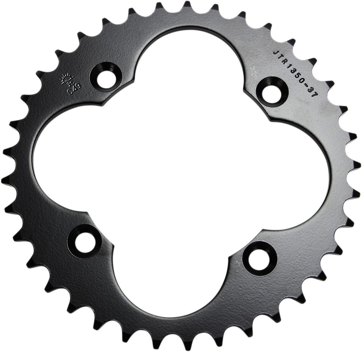 JTR1350.37 - JT Steel Sprocket For Honda TRX250R 1986-1989 Rear 37T - Black