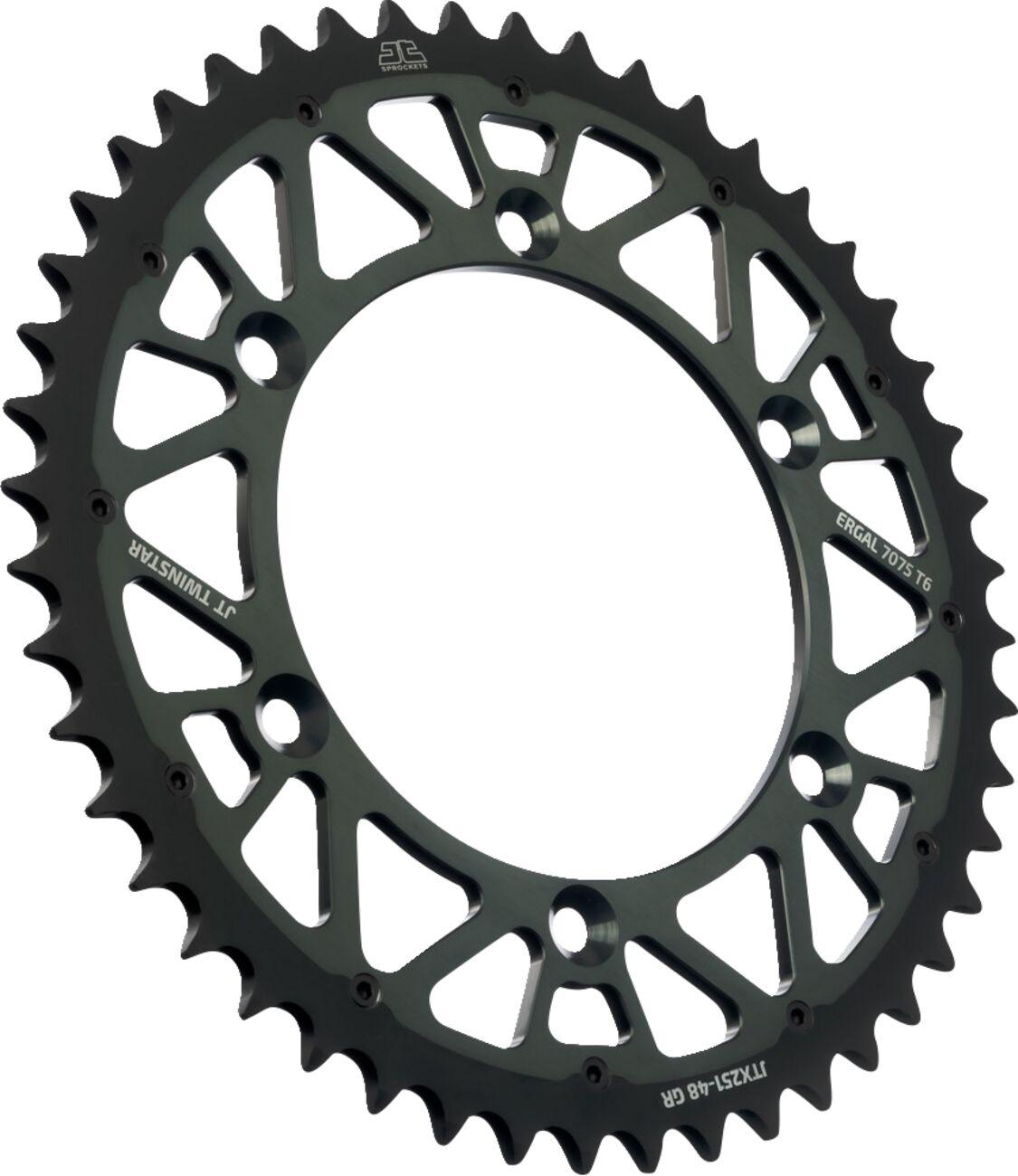 JTX251.48GR - JT Twinstar Sprocket For Yamaha TTR230 2005-2026 Rear 48T - Graphite