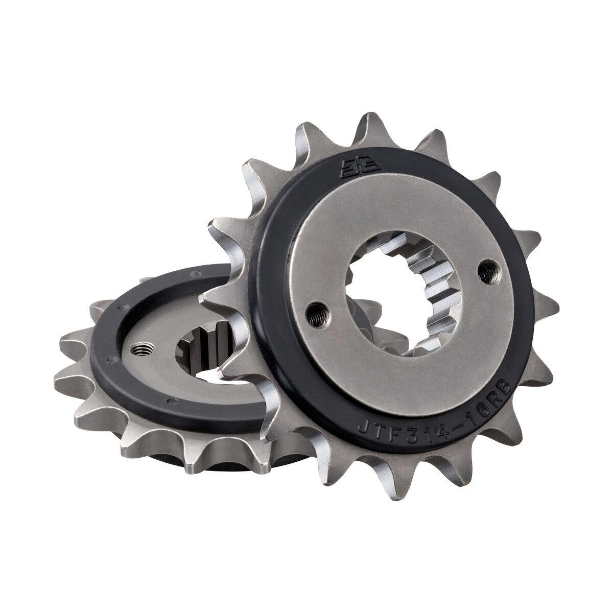 Jt Black Jtf314.16rb - Front Rubber Cushioned Sprocket For Honda Xrv 750 1990-2003 Front / 16T