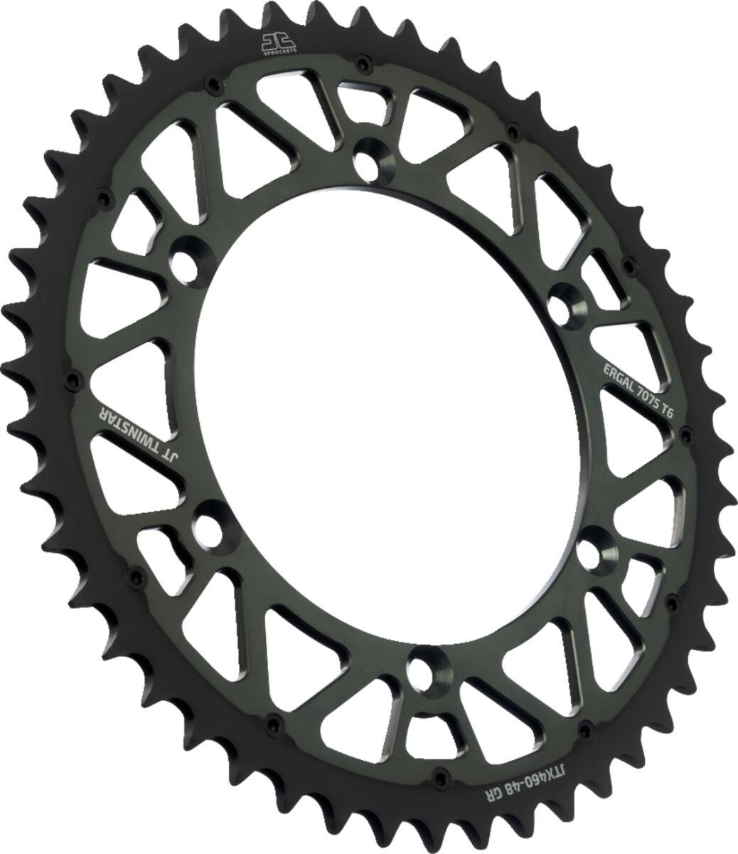 JTX460.48GR - JT Twinstar Sprocket For Kawasaki KDX175 1980-1982 Rear 48T - Graphite