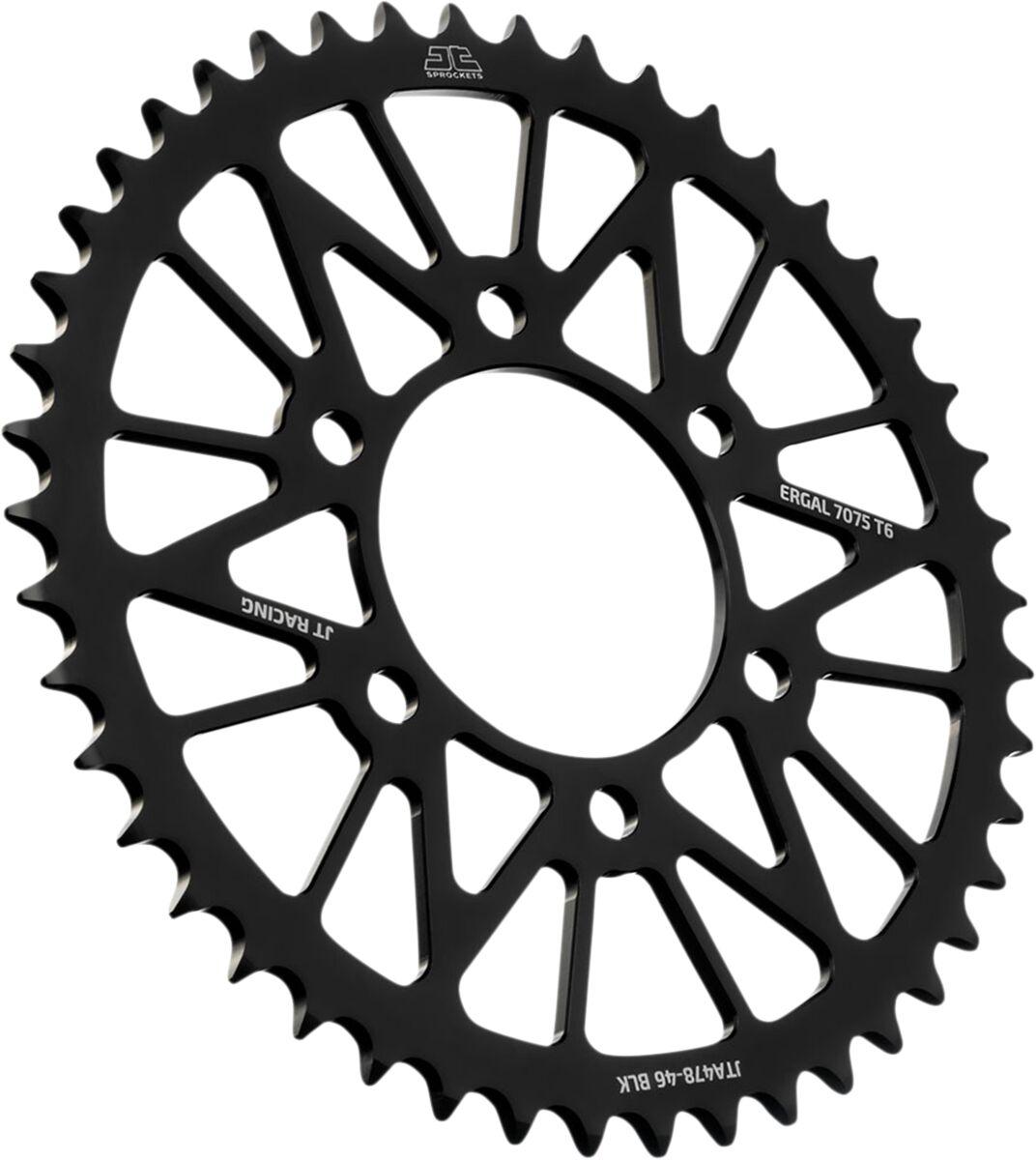 JTA478.46BLK - JT RaceLite Aluminium Sprocket For Kawasaki Eliminator 500 2024-2025 Rear Black 46T