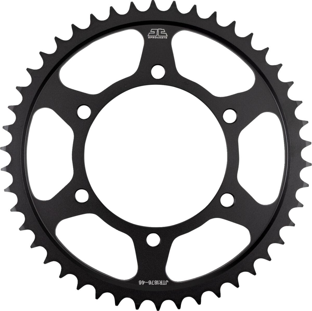 JTR1876.46 - JT Steel Sprocket For Yamaha FJ-09 850 ABS 2015-2019 Rear 46T - Black