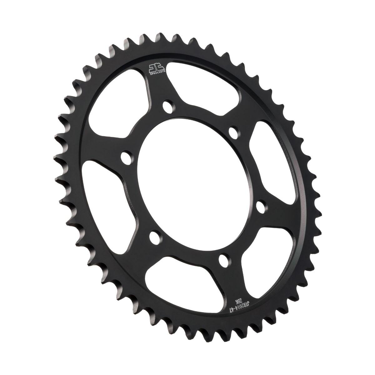JTR2014.47ZBK - JT Steel Sprocket For Triumph Bonneville 1200 Speedmaster ABS 2018-2023 Rear 47T Black
