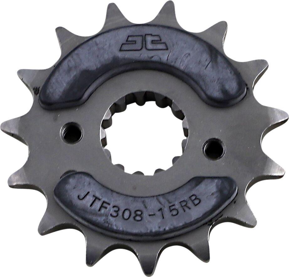 JTF308.15RB - JT Sprocket For Honda FMX 650 2005-2007 Front Black/ 15T