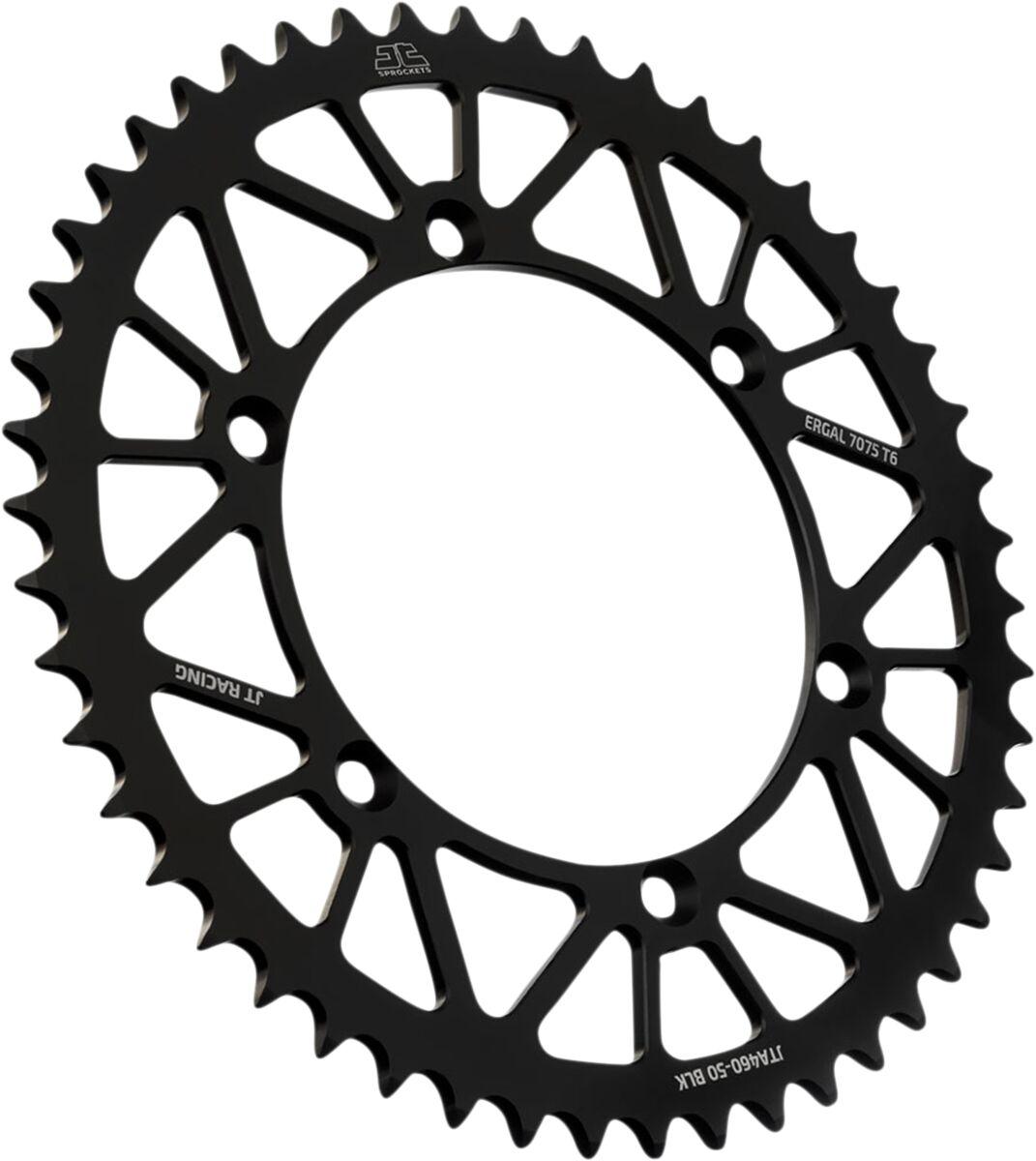 JTA460.50BLK - JT Aluminium Sprocket For Kawasaki KDX175 1980-1982 Rear 50T - Black