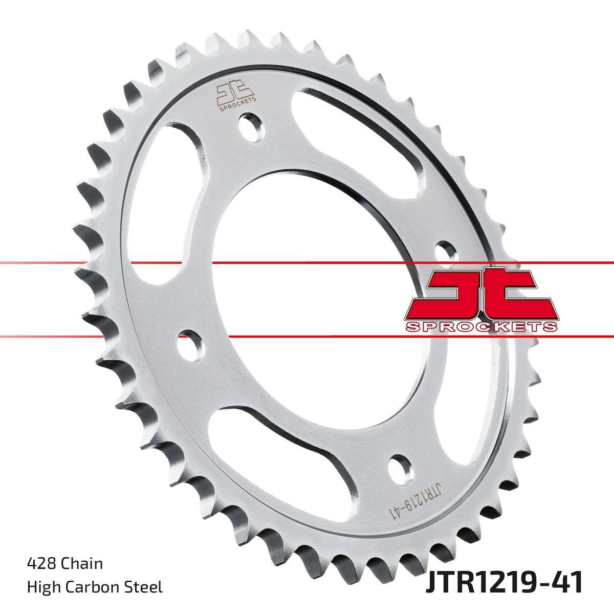 JTR1219.41 - JT Steel Sprocket For Honda CB 125F CBS Rear 41T - 2021-2024