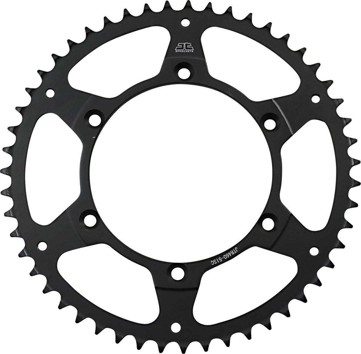 JTR460.51SC - JT Steel Sprocket For Kawasaki KDX175 1980-1982 Rear 51T - Black