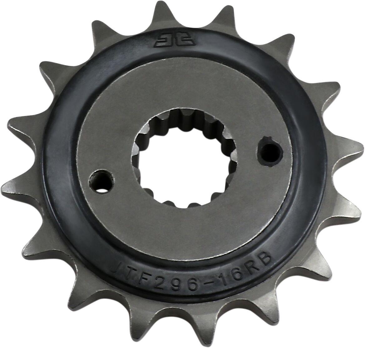 JTF296.16RB - JT Steel Sprocket With Noise Dampener For Honda NT 400 1987-1989 Front 16T