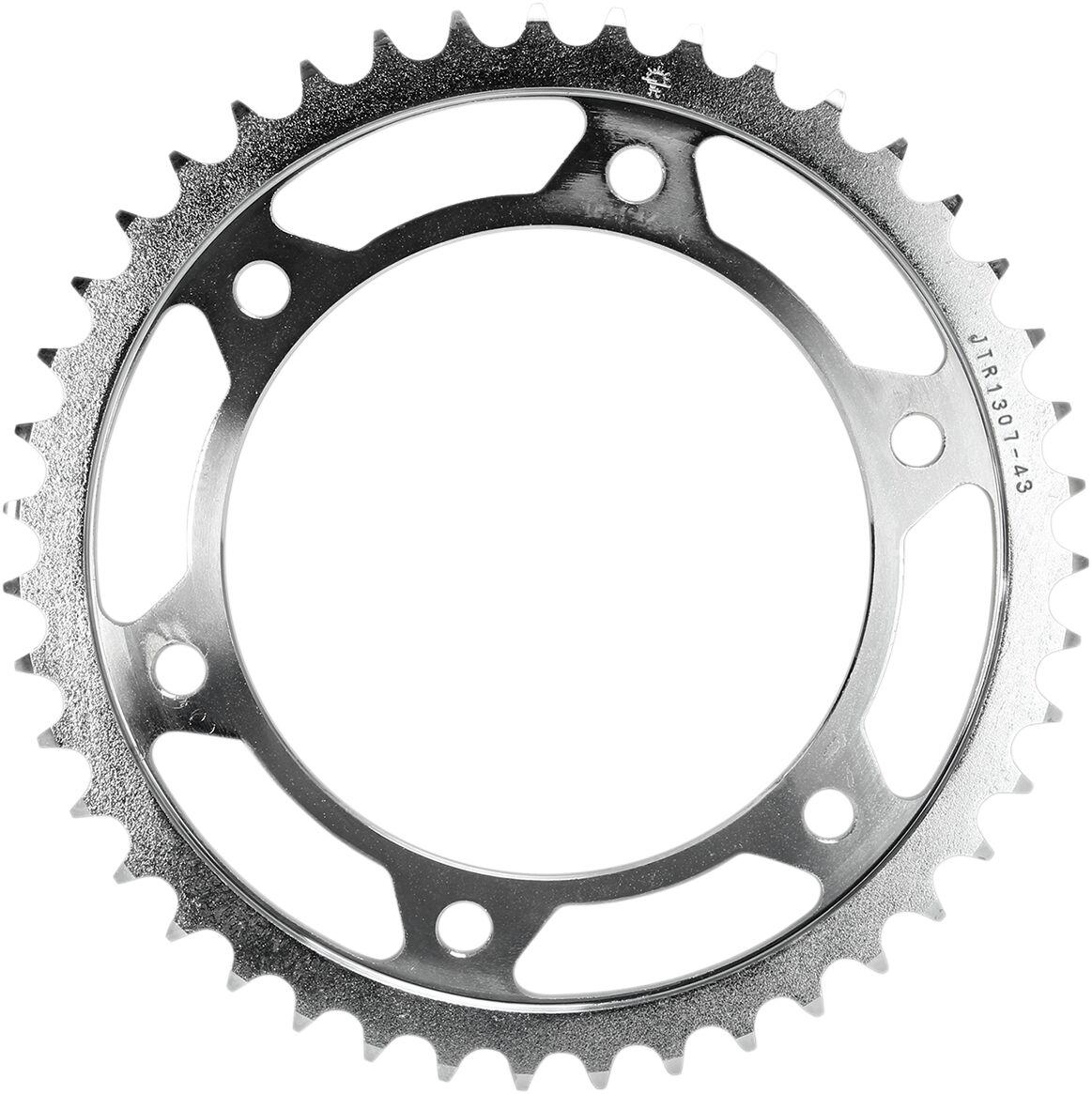 JTR1307.43 - JT Steel Sprocket For Honda CBR 600 F 2002-2007 Rear Silver 43T