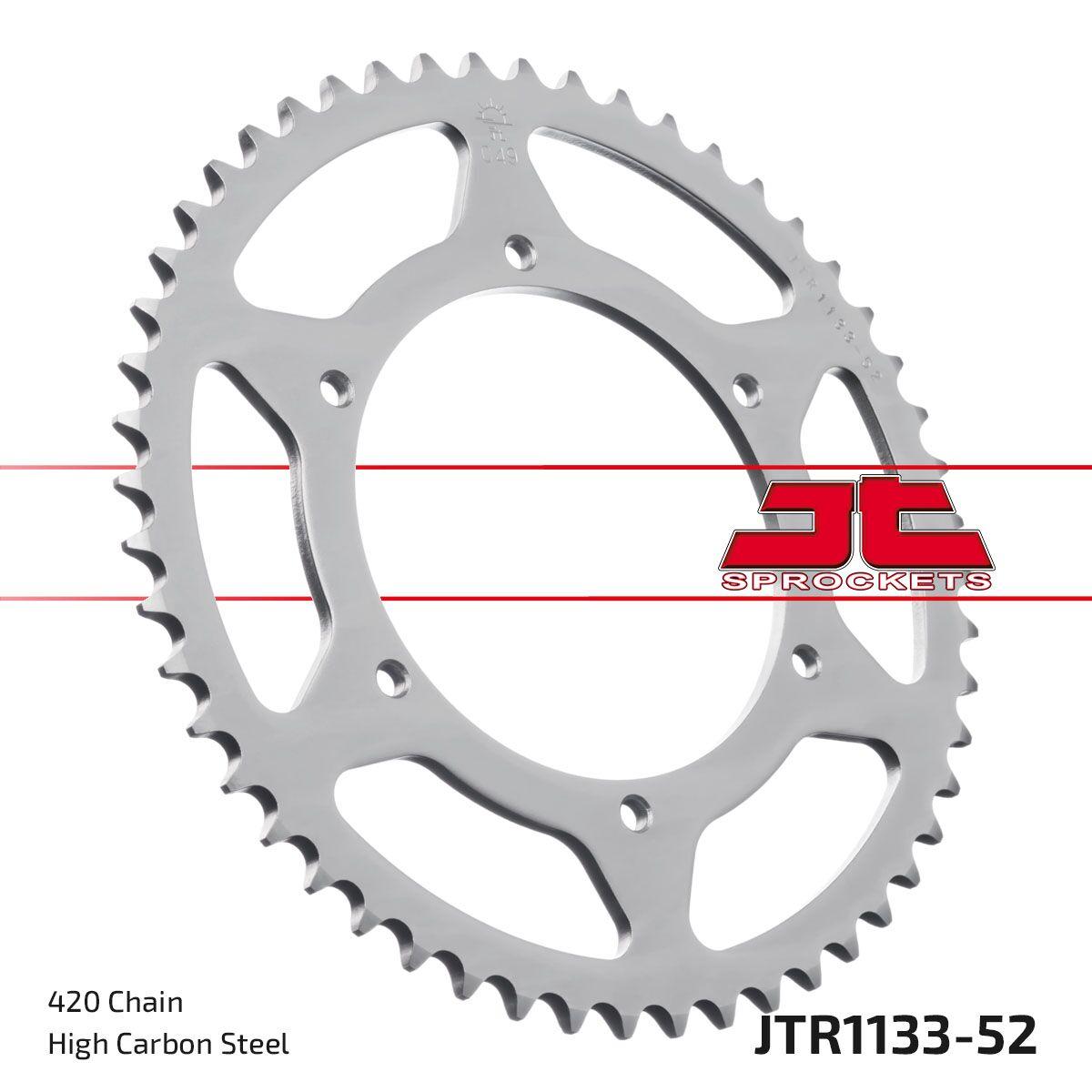 Jt Jtr1133.52 - Sprocket For Derbi Gpr 50 Nude 2004-2008 Rear 52T
