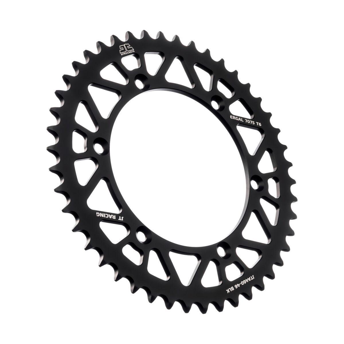JTA460.46BLK - JT Aluminium Sprocket For Kawasaki KDX175 1980-1982 Rear 46T - Black