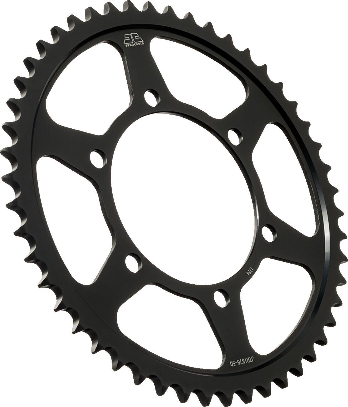 JTR1876.50 - JT Steel Sprocket For Yamaha FZ-07 700 2015-2017 Rear 50T - Black