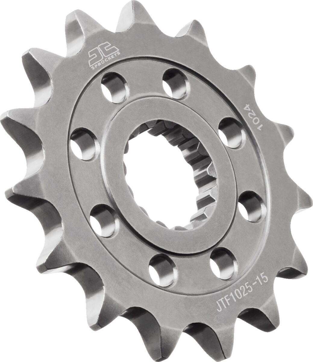 JTF1025.15 - JT Chromoly Steel Sprocket For Royal Enfield Continental GT 650 EFI ABS 2019-2024 Front 15T