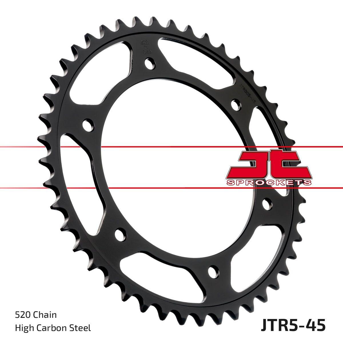 JTR5.45 - JT Sprocket For Aprilia ETX125 1985-1988 Rear 45T