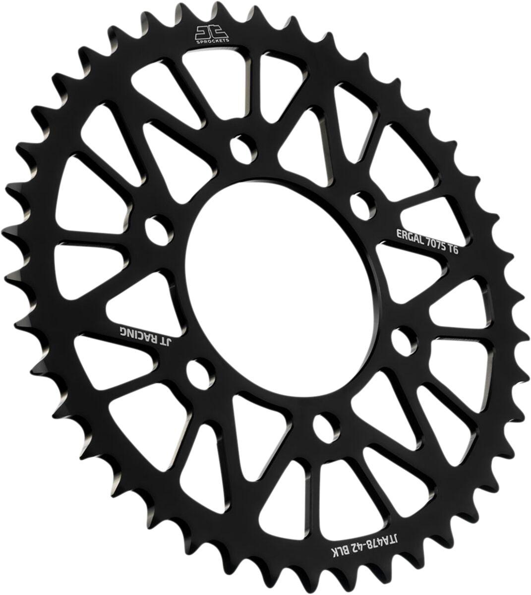 JTA478.42BLK - JT RaceLite Aluminium Sprocket For Kawasaki Eliminator 500 2024-2025 Rear Black 42T