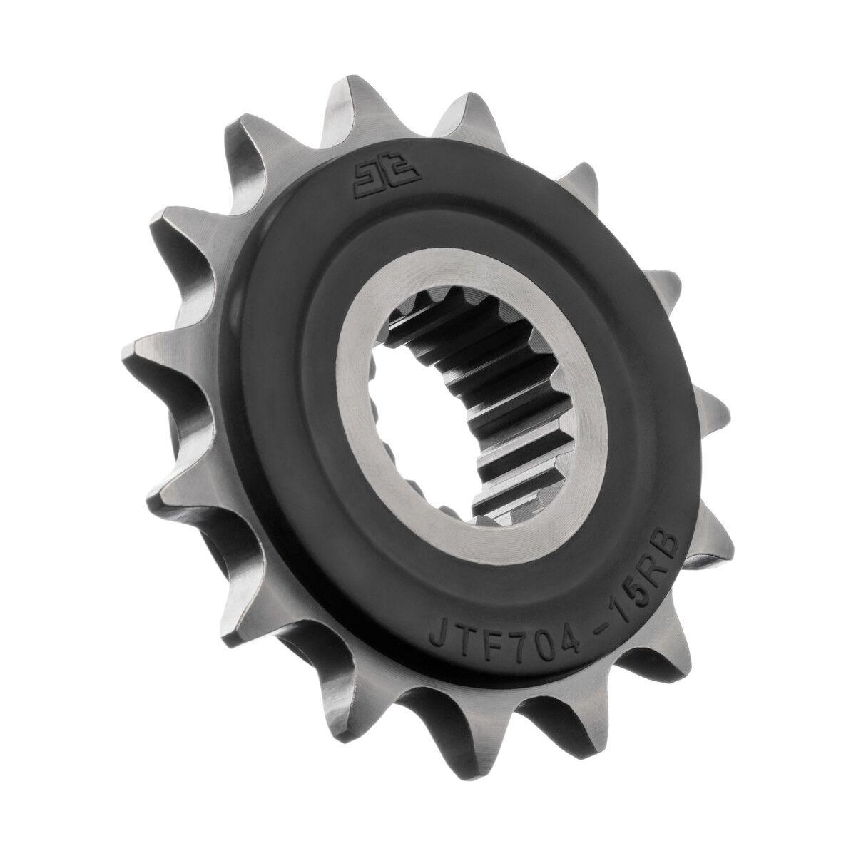 JTF704.15RB - JT Front Rubber Cushioned Sprocket For BMW F 750 GS ABS Front Black/ 15T
