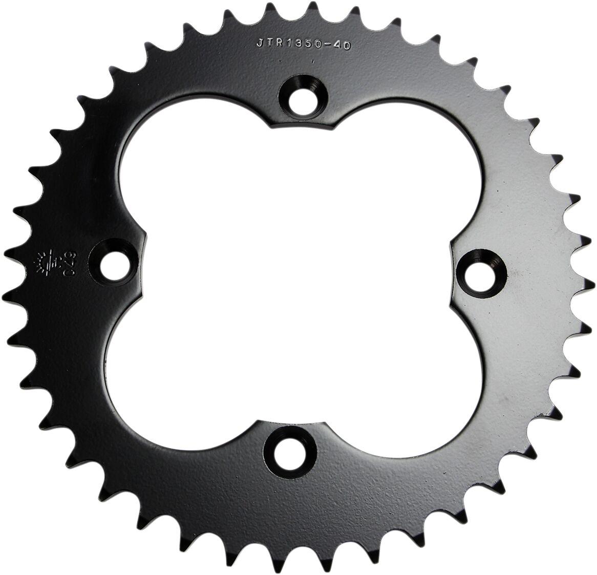 JTR1350.40 - JT Steel Sprocket For Honda TRX250R 1986-1989 Rear 40T - Black