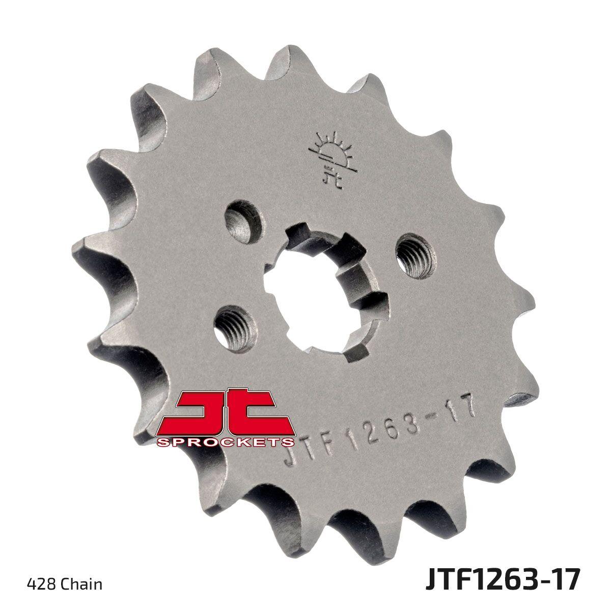 JTF1263.17 - JT Chromoly Steel Sprocket For Yamaha AG 200 1982-2008 Front 17T