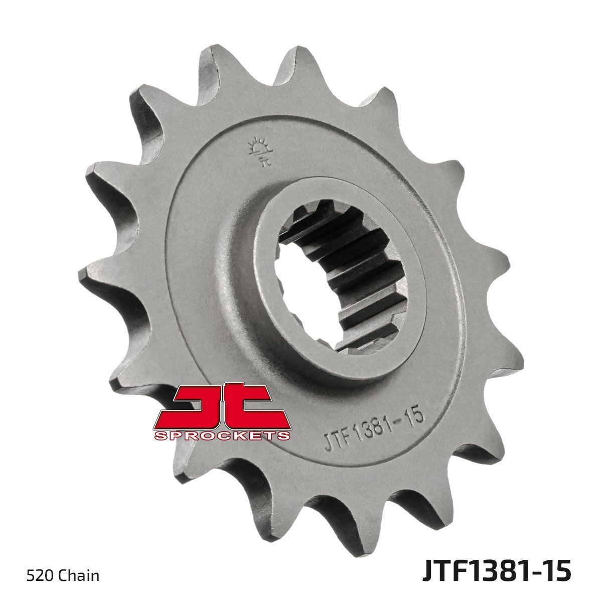 JTF1381.15 - JT Chromoly Steel Sprocket For Voge Adventure 500 DS ABS 2020-2023 Front 15T